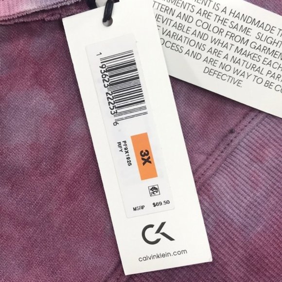Calvin Klein Performance Tie-Dyed Active Hoodie - Picture 5 of 6